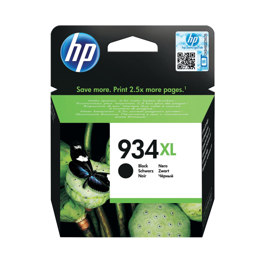 HP C2P23AE 934XL BLACK INK CARTRIDGE