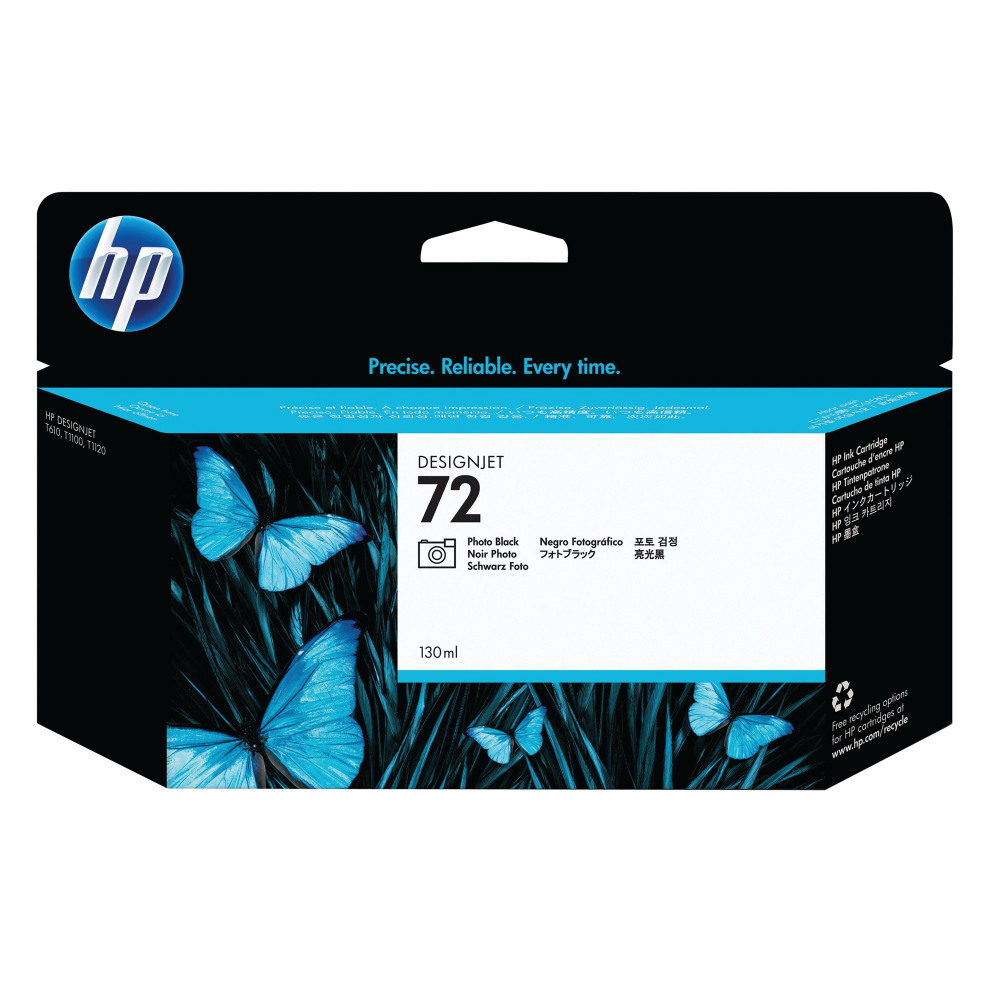HP C9370A NO72 PHOTO BLACK INK 130ML