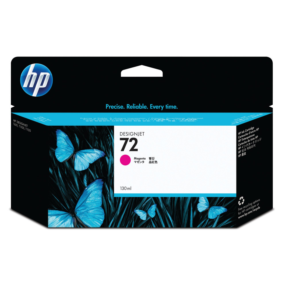 HP C9372A NO72 130L MAGENTA INK CART