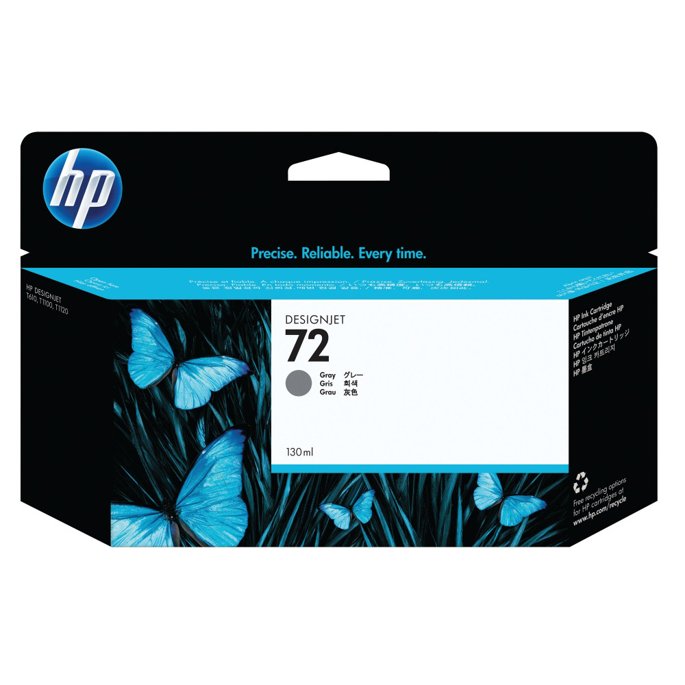 HP C9374A NO72 GREY INK CART 130ML