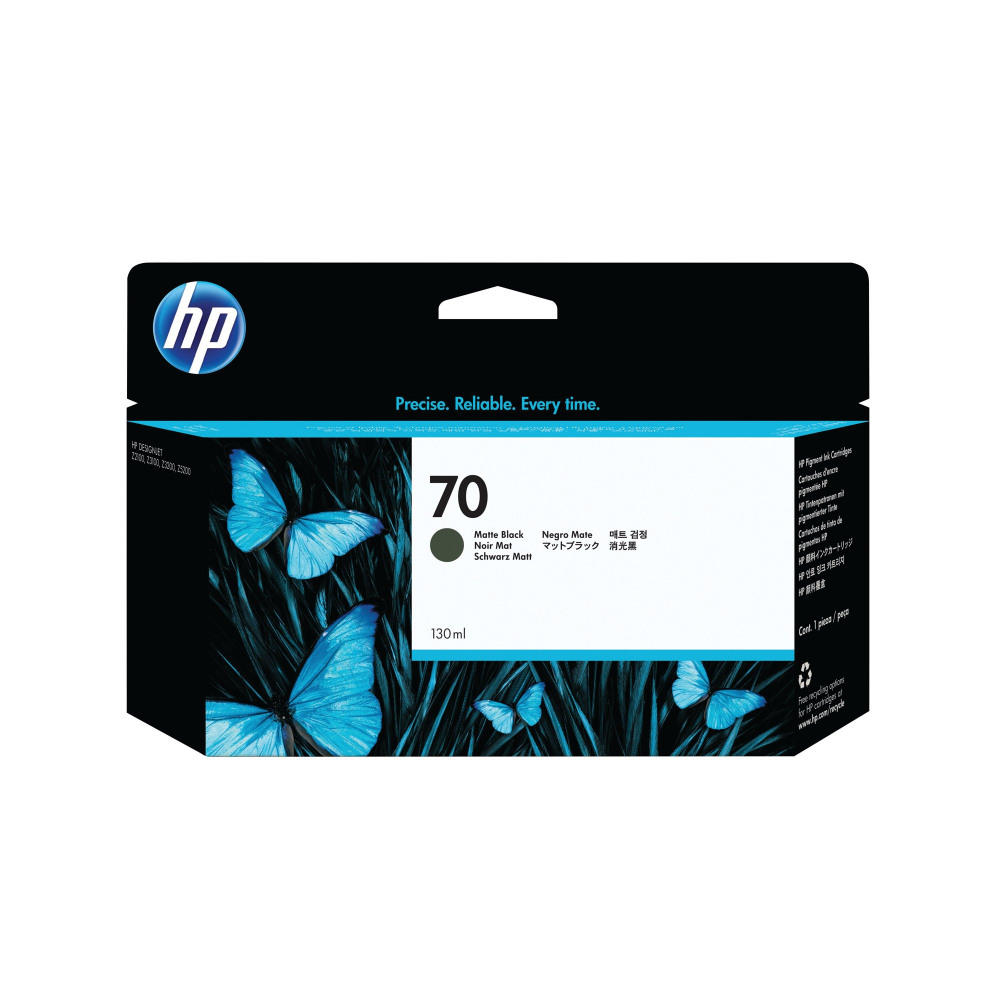 HP C9448A 70 MATTE BLACK INK 130 ML