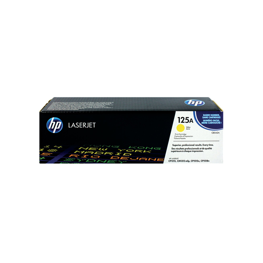 HP CB542A YELLOW PRINT CART NO 125A