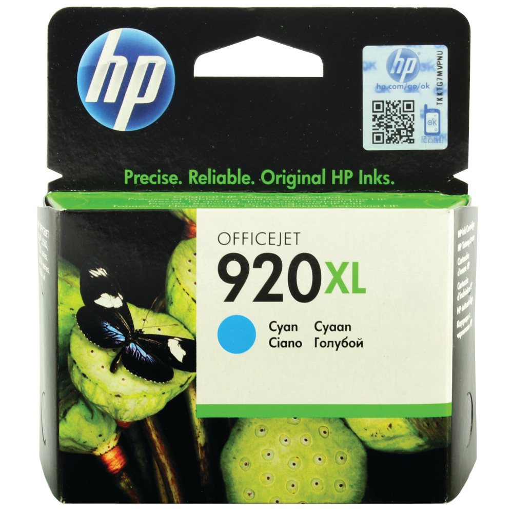 HP CD972AE 920XL CYAN INK CARTRIDGE