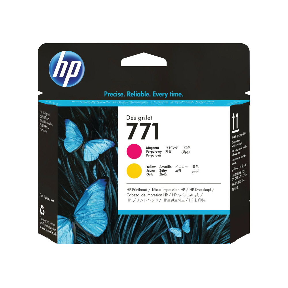 HP CE018A NO 771 MAG & YELL PRINTHEAD