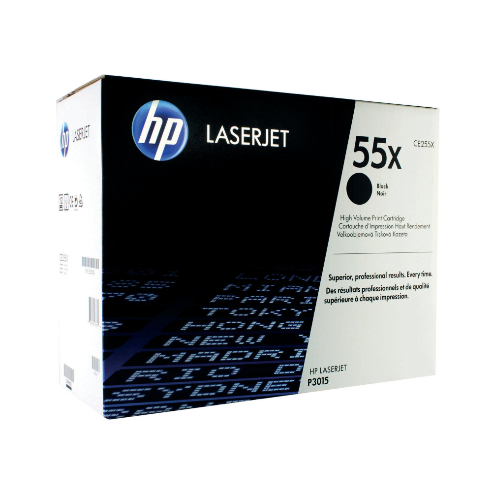 HP CE255X P3015 12.5K BLACK TONER CART