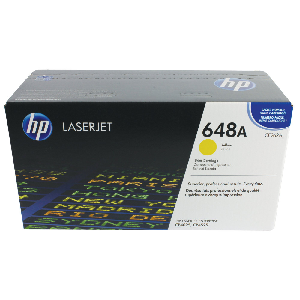 HP CE262A 648A YELLOW TONER CART CP4525