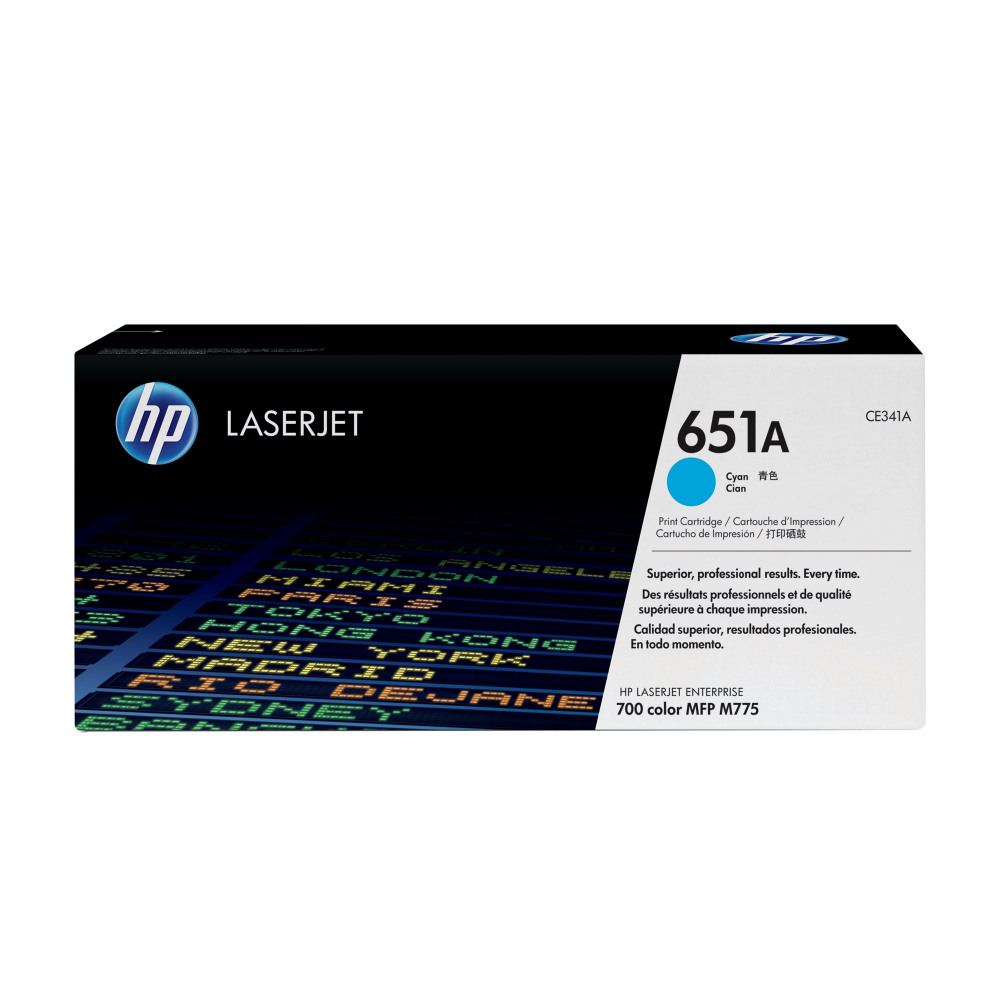 HP CE341A CYAN TONER NO 651A