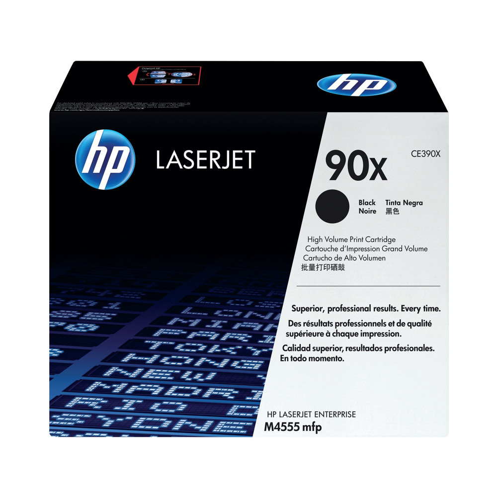 HP CE390X 90X BLACK TONER CARTRIDGE