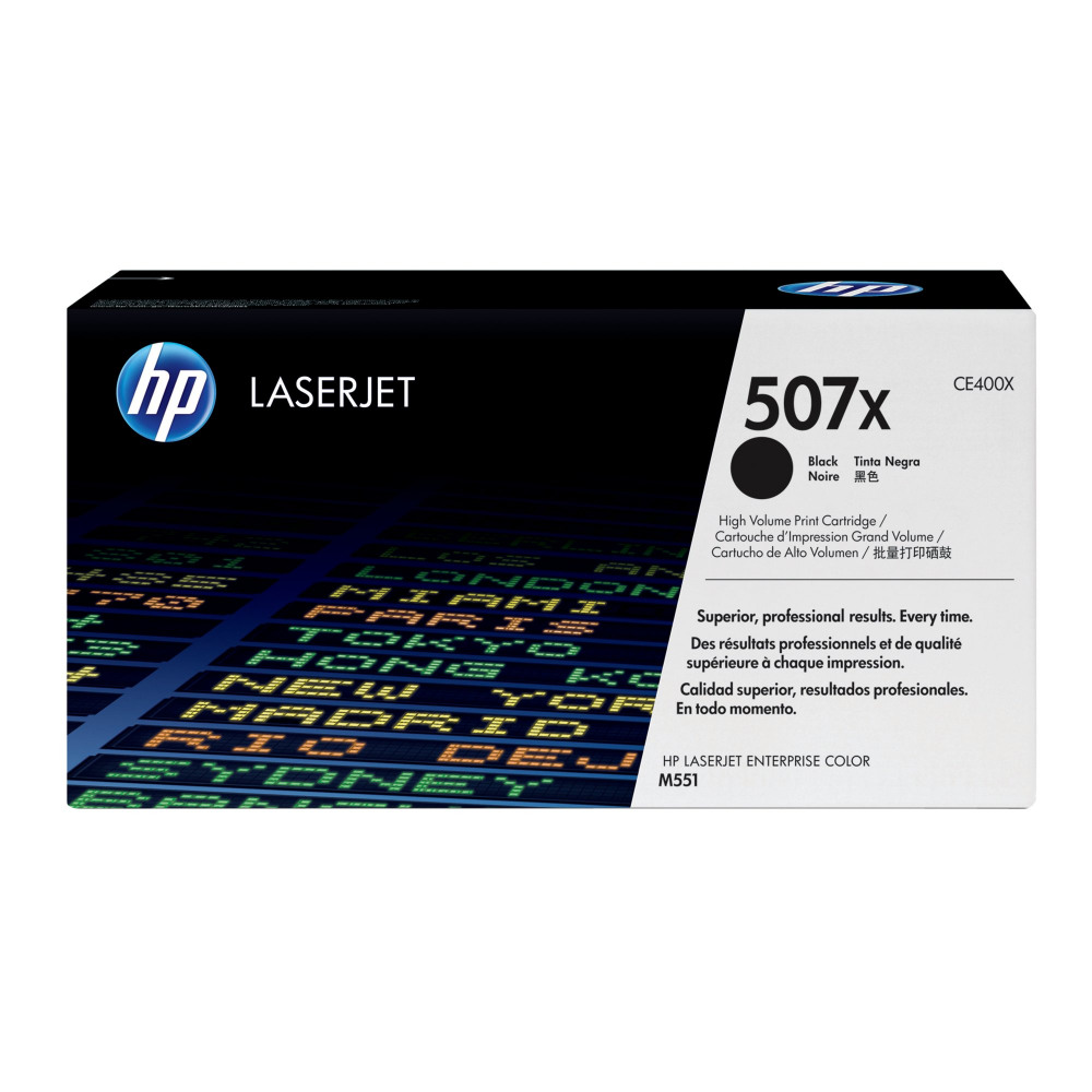 HP CE400X BLACK TONER 507X