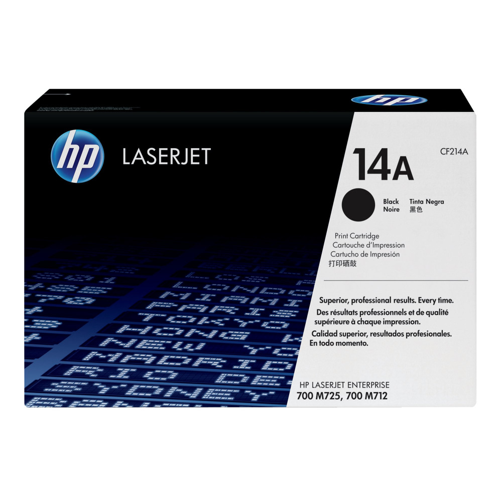 HP CF214A NO 14A BLACK TONER CARTRIDGE