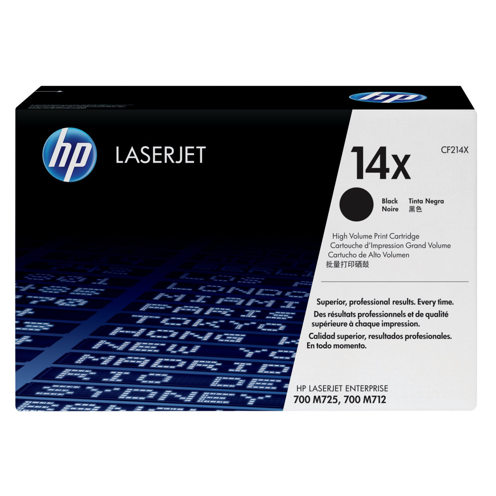 HP CF214X NO 14X BLACK TONER CARTRIDGE