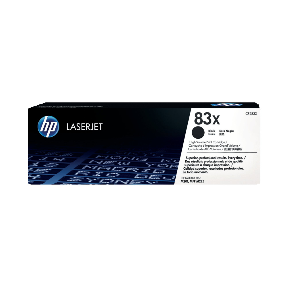 HP CF283X 83X BLACK LASERJET TONER CART