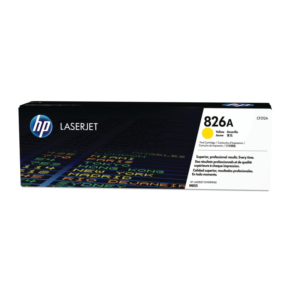 HP NO 826 YELLOW TONER CARTRIDGE