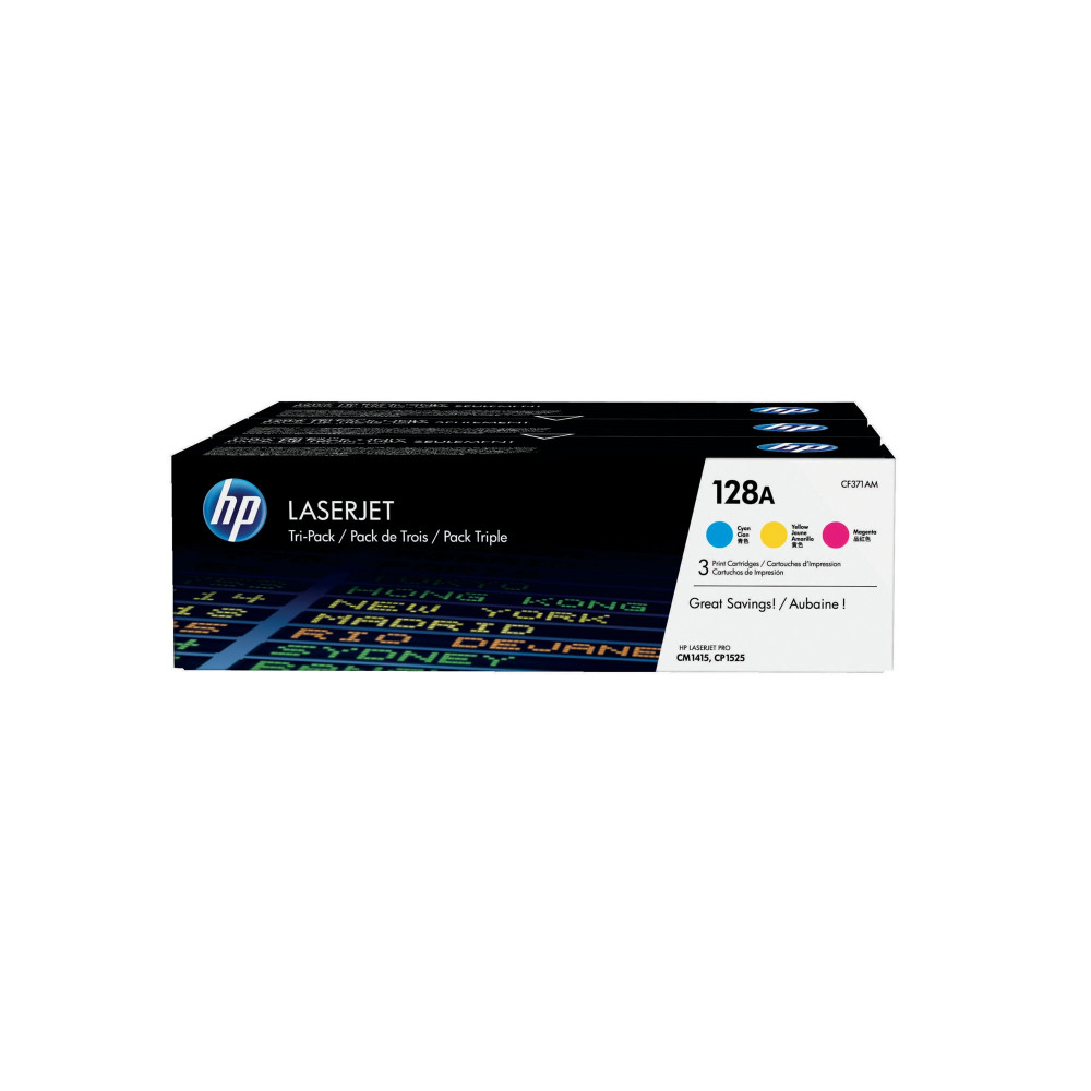 HP CF371A MHP 128A CMY TRIPLE PACK