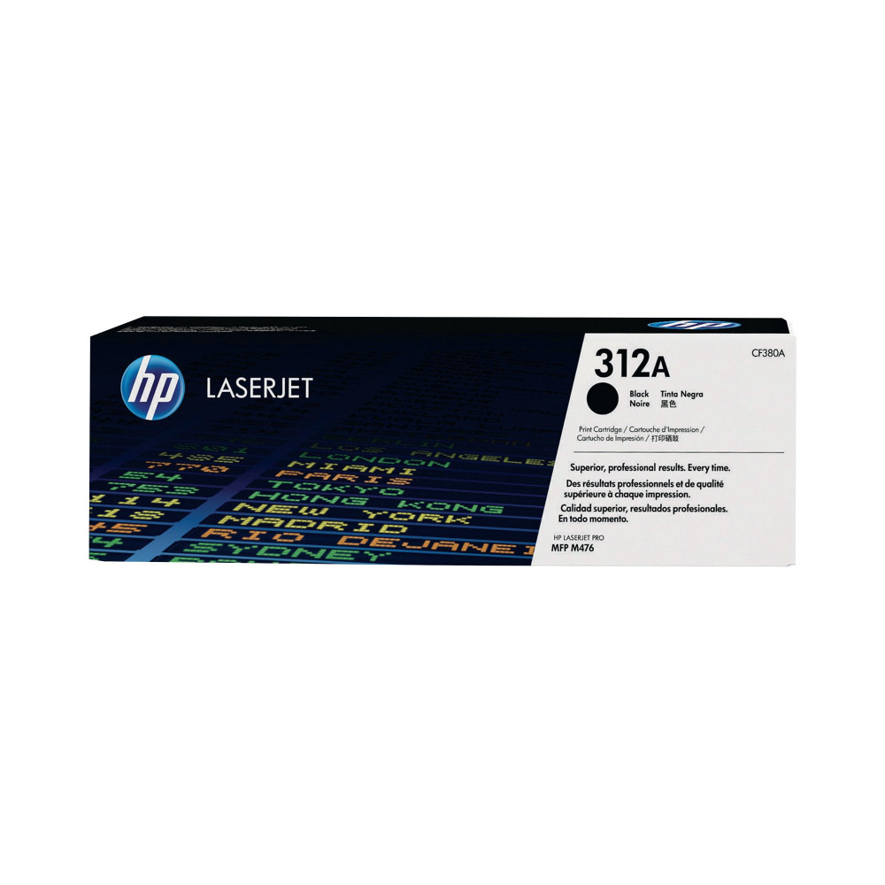 HP CF380A BLACK TONER 312A BLACK TONER