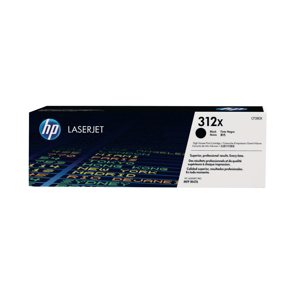 HP CF380X BLACK TONER 312X BLACK TONER