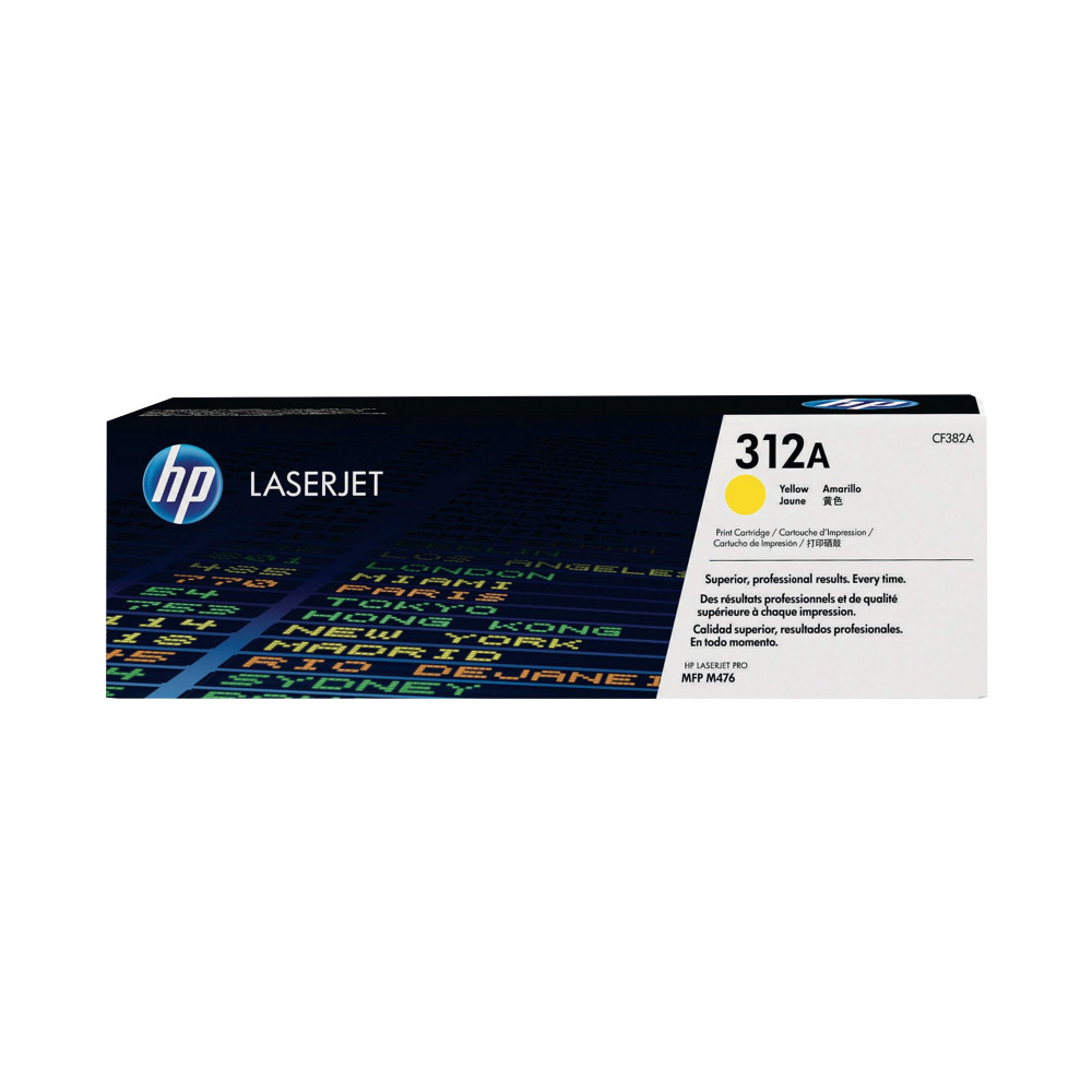 HP CF382A YELLOW TONER CARTRIDGE 312A