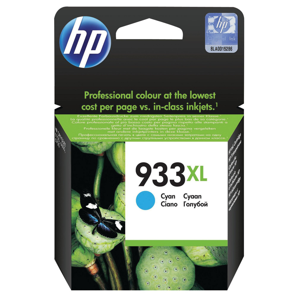 HP CN054AE 933XL CYAN INK CARTRIDGE