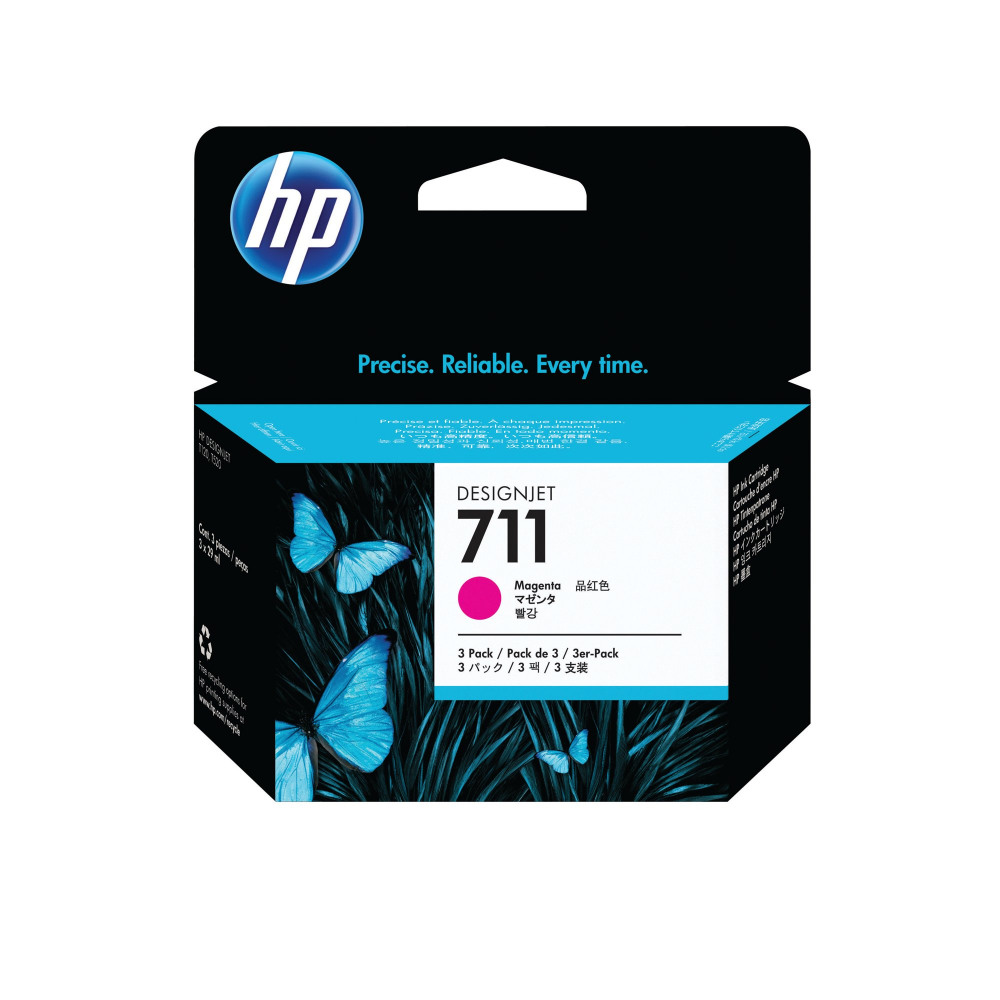 HP CZ135A 711 3 PACK 29 ML MAGENTA INK