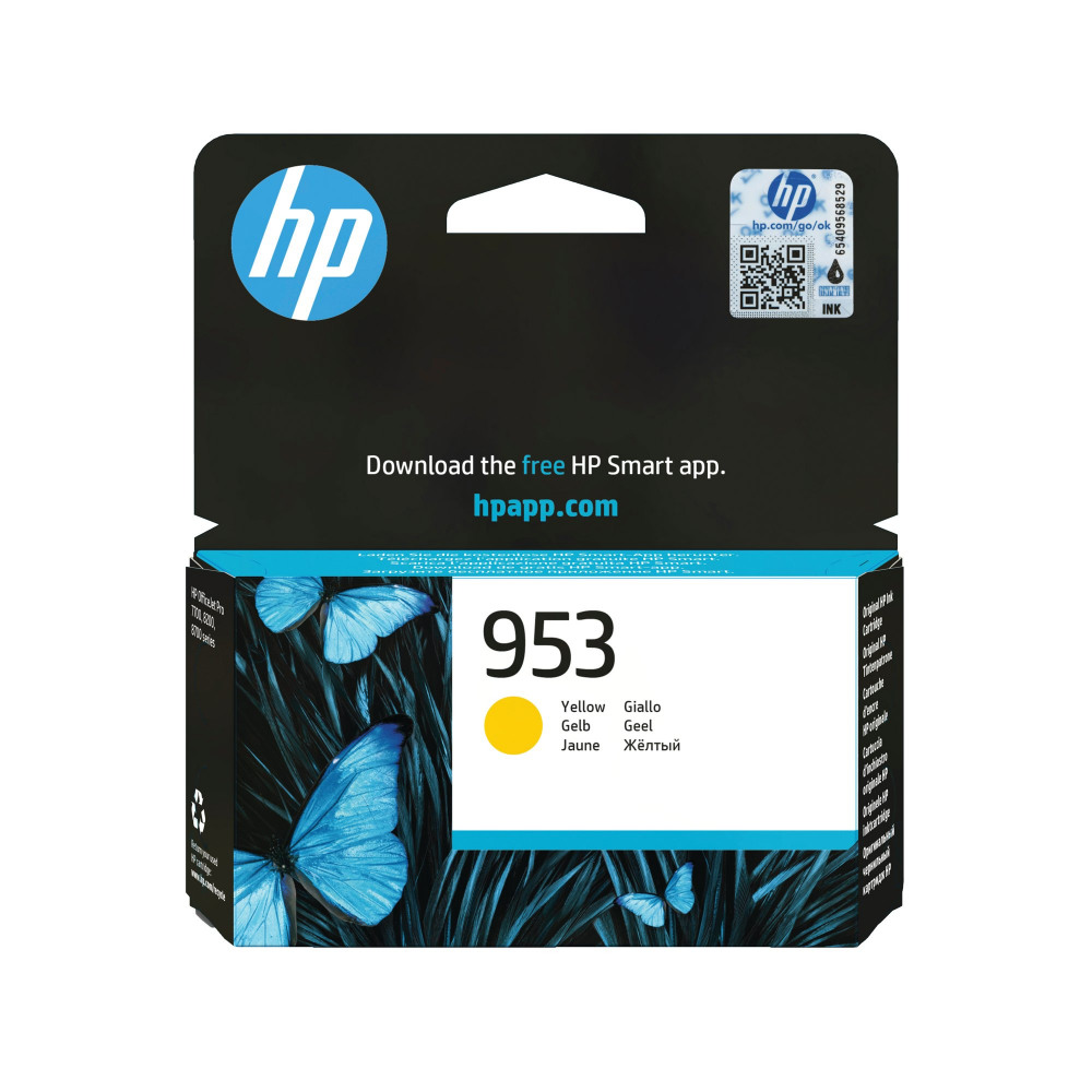 HP F6U14AE 953 YELLOW INK CARTRIDGE