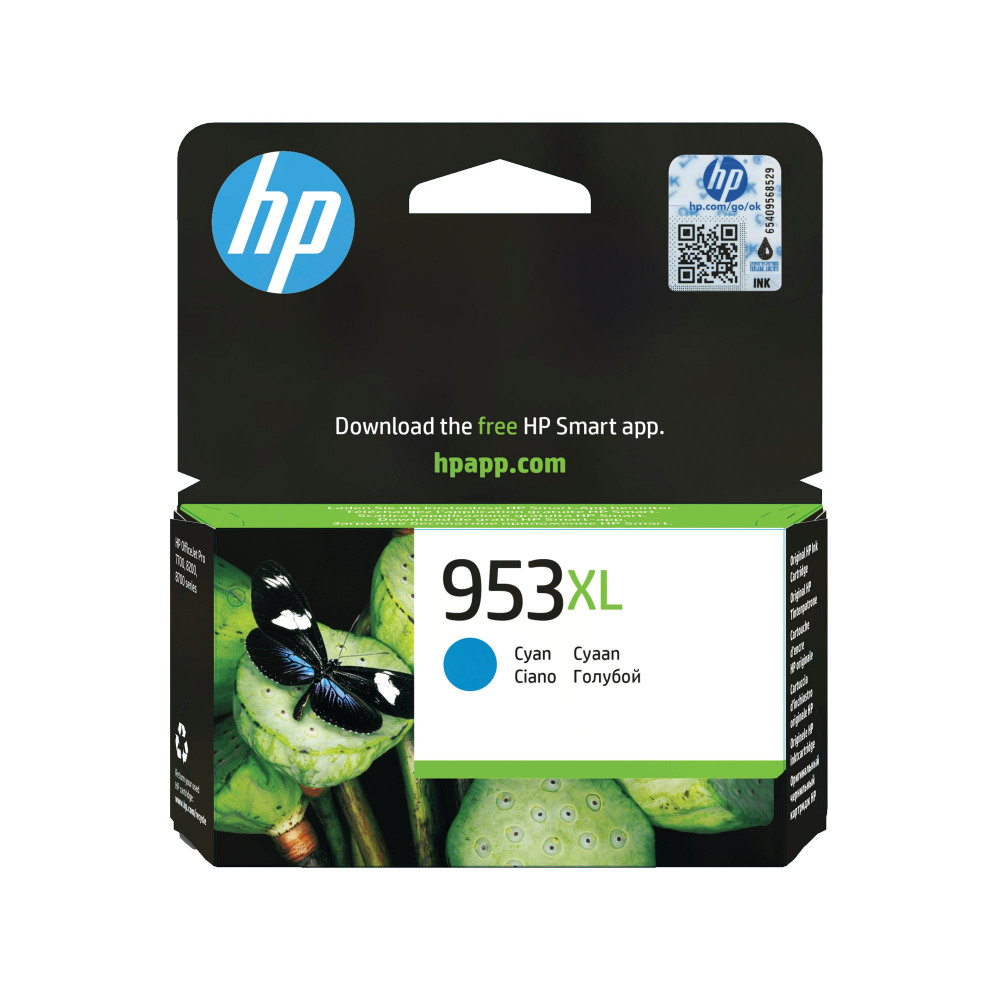 HP F6U16AE 953XL HY INK CART CYAN