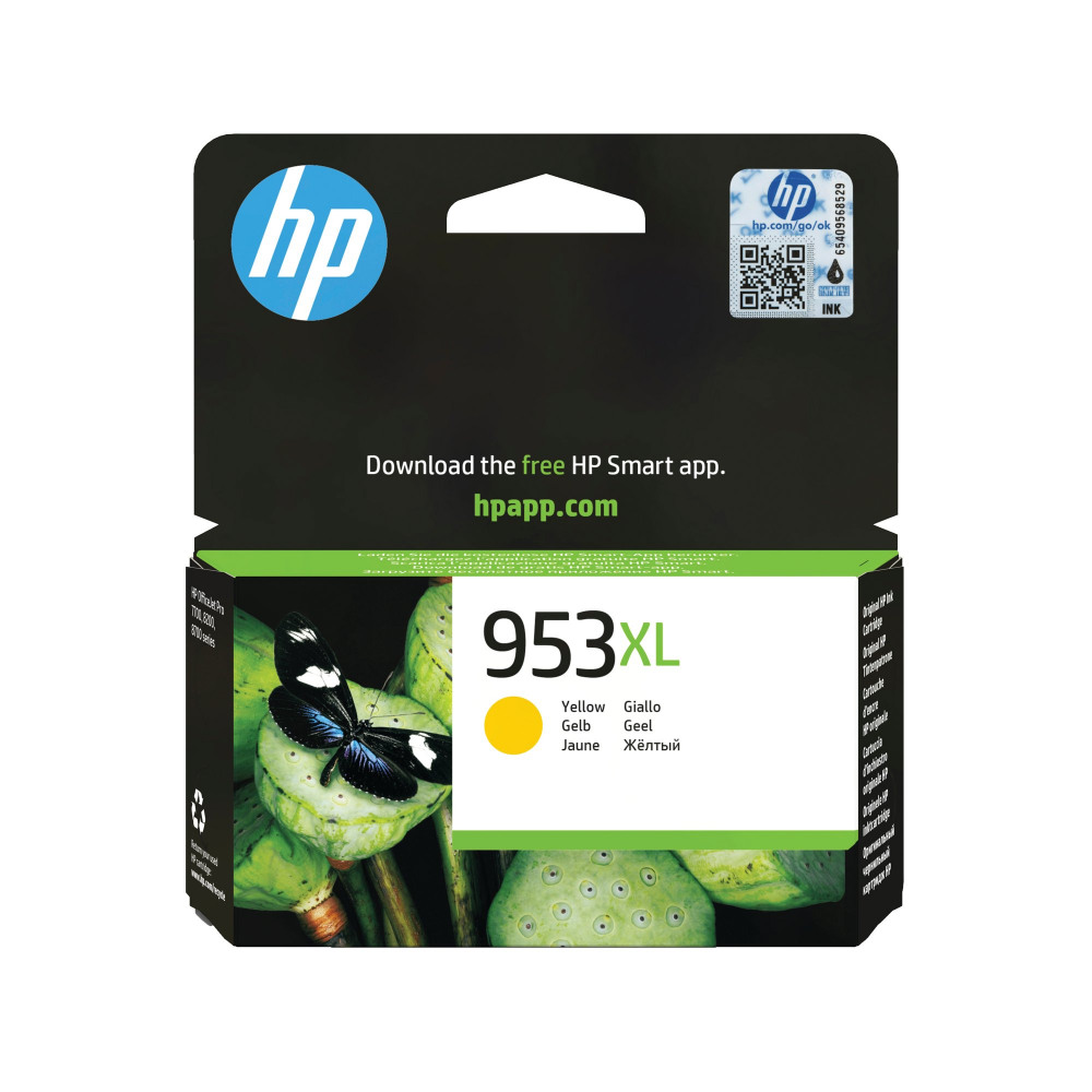HP F6U18AE 953XL HY INK CART YELLOW