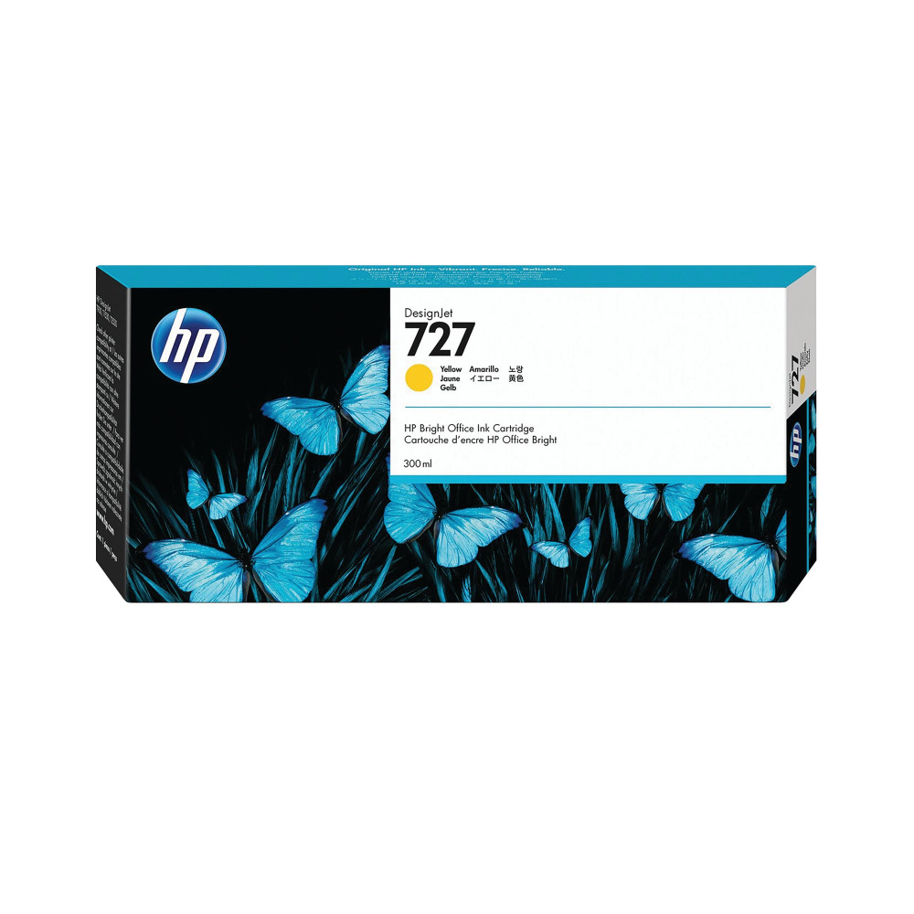 HP F9J78A NO 727 YELLOW INK 300 ML