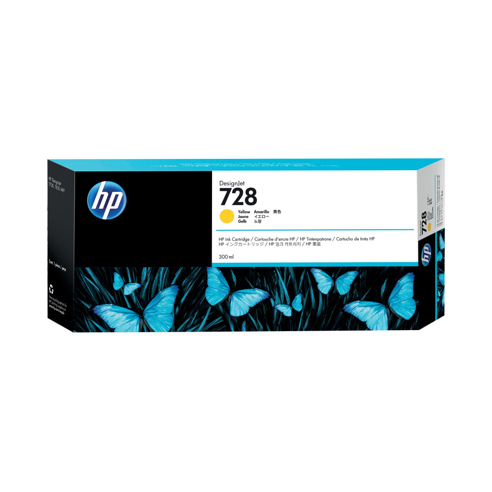 HP F9K15A NO 728 300ML YELLOW INK