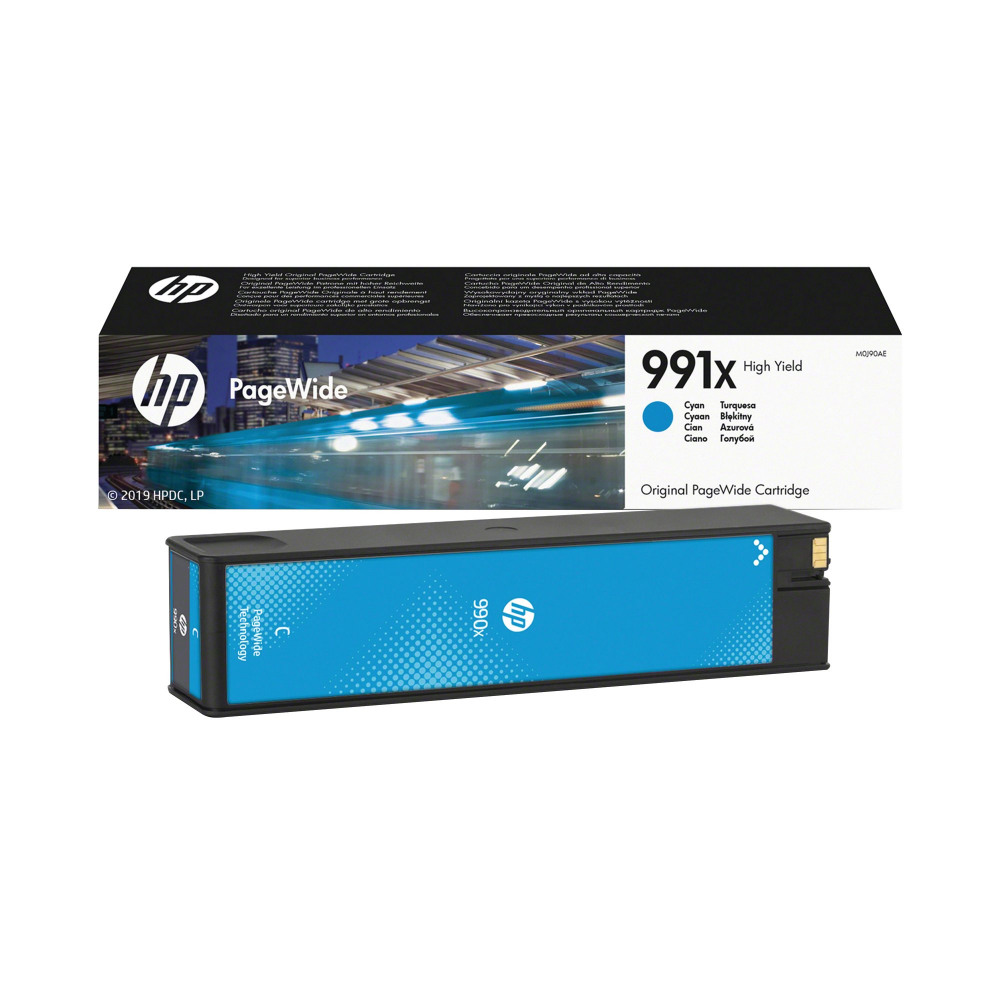 HP M0J90AE 991X HY CYAN P WIDE CARTRIDGE