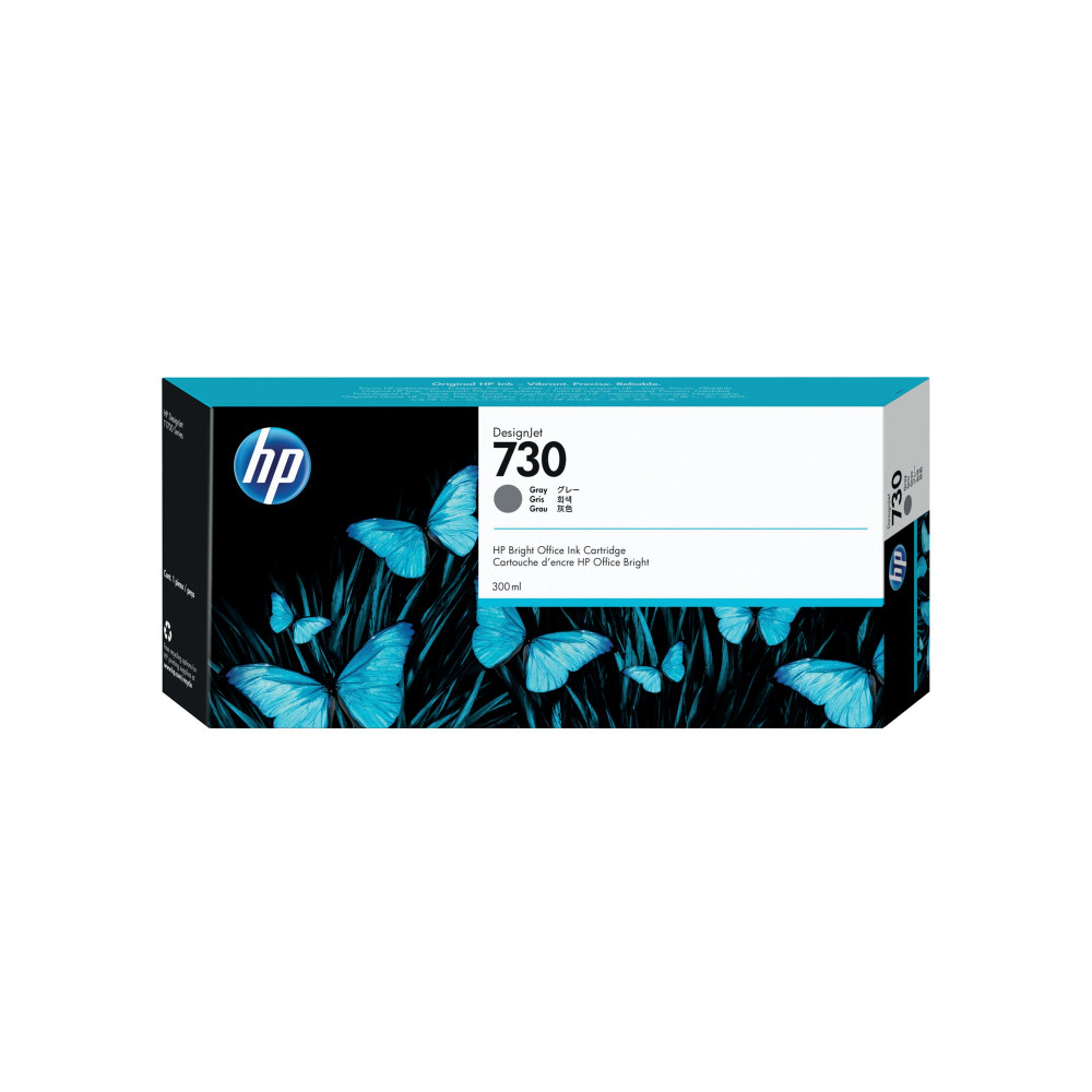 HP P2V72A NO 730 300ML GREY INK