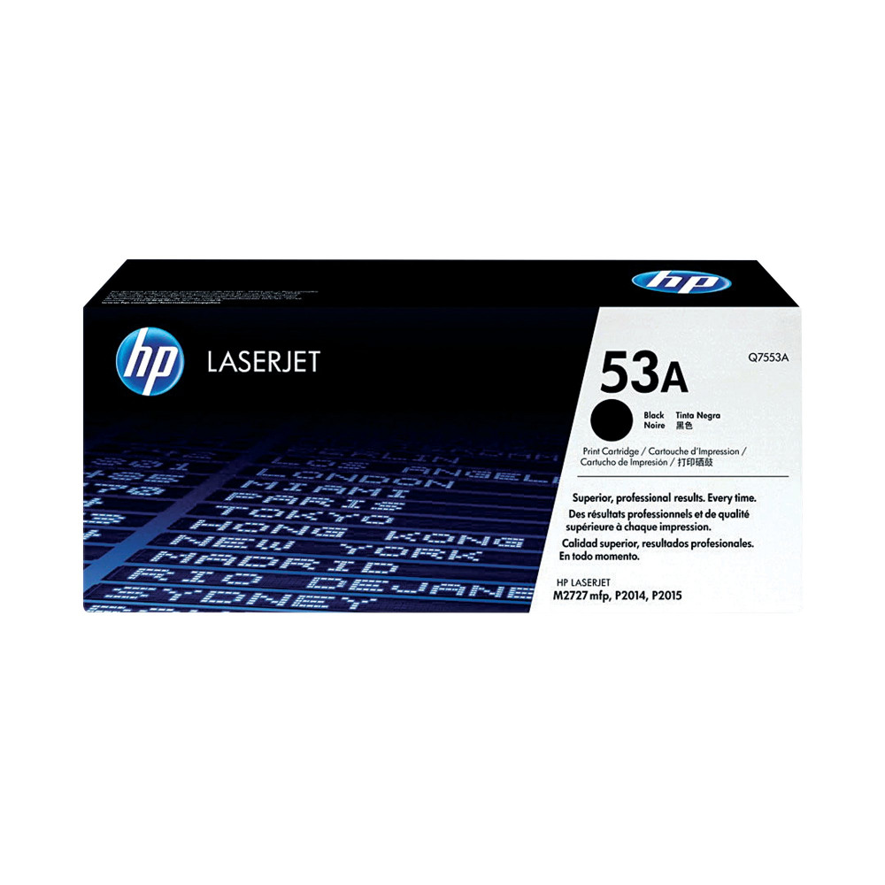HP Q7553A BLACK TONER FOR LJP2015 3K