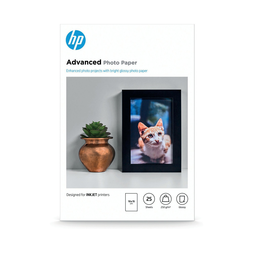HP PHT PPR GLSSY 250GSM 25 SHEETS