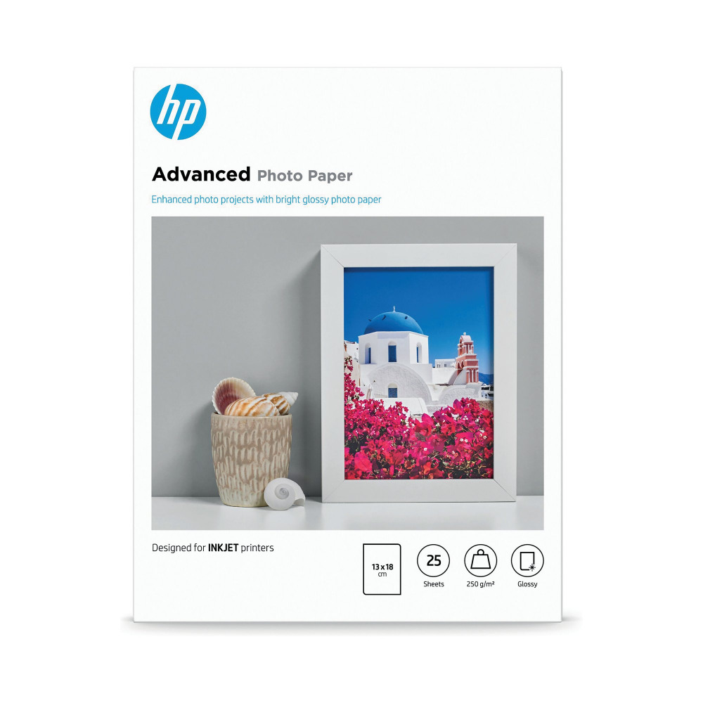 HP PHT PPR GLSSY 250GSM 25 SHEETS