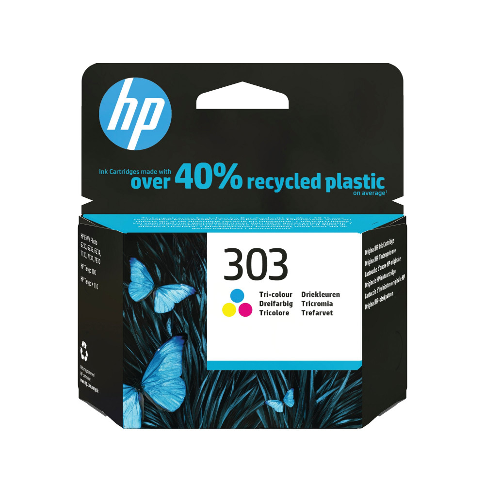 HP T6N01AE 303 TRI COLOUR INK CARTRIDGE