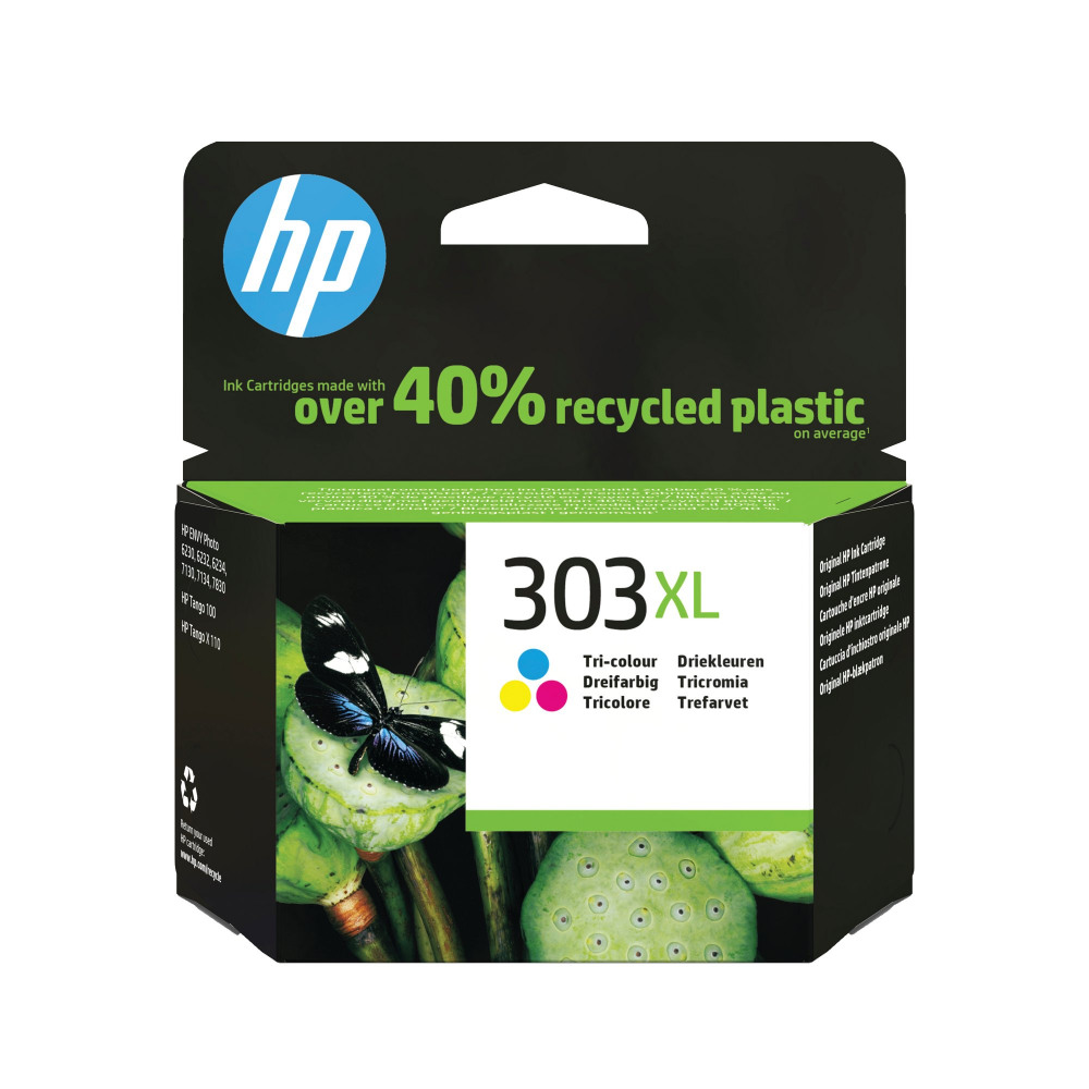 HP T6N03AE 303XL HI YIELD TRI COLOUR INK