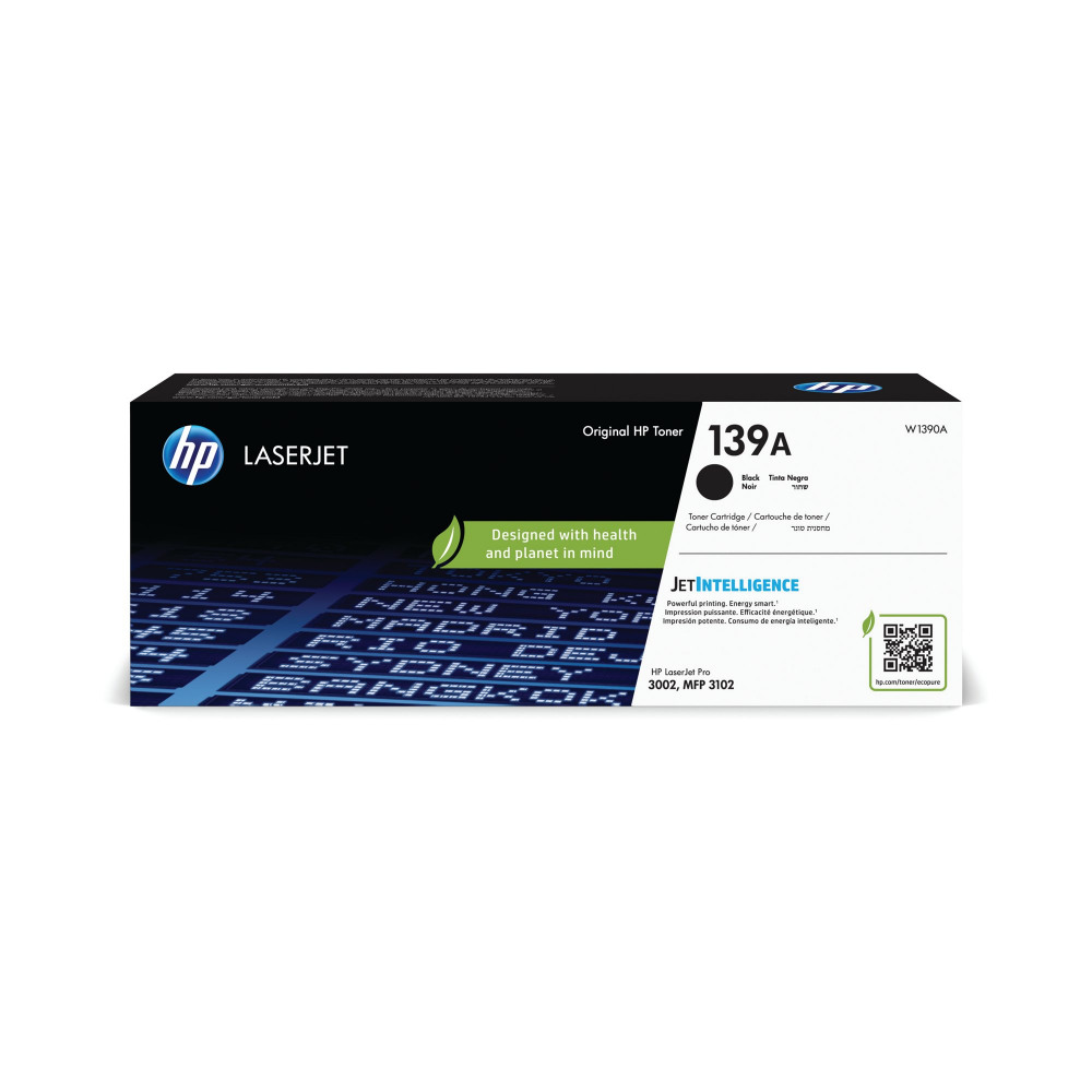 HP W1390A 139A BLACK TONER 1500 PAGES