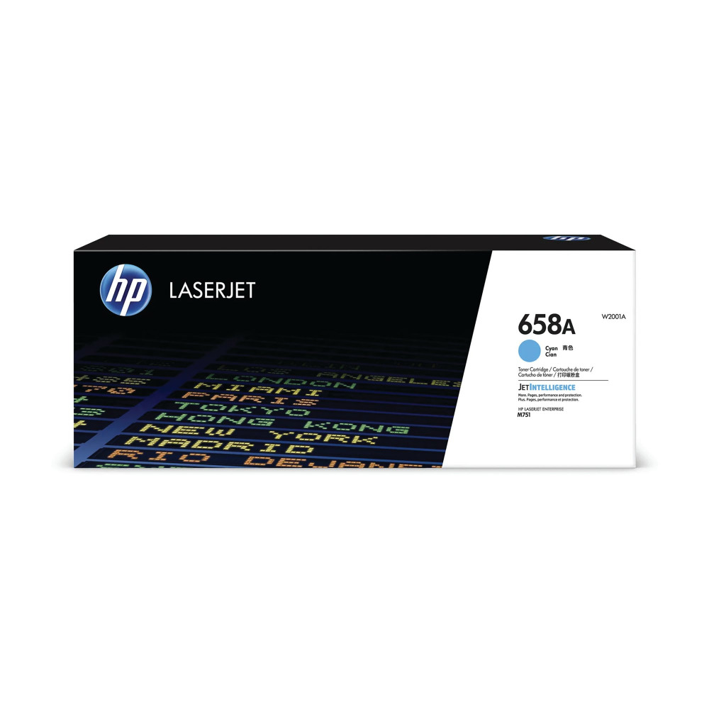 HP W2001A 658A CYAN TONER 6K PAGES HP W2001A 658A CYAN TONER 6K PAGES
