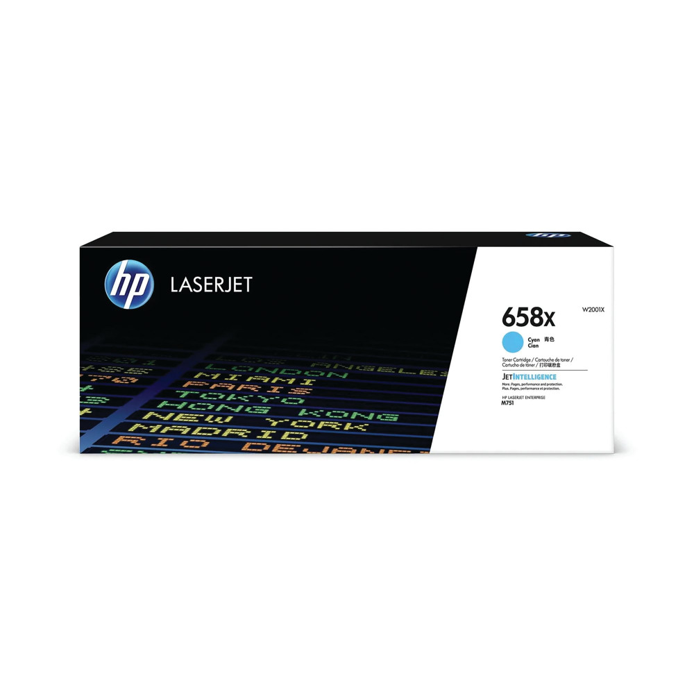 HP W2001X 658X CYAN TONER 28K PAGES HP W2001X 658X CYAN TONER 28K PAGES