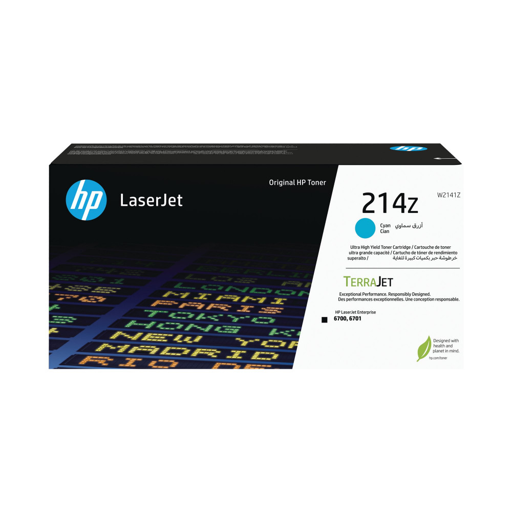 HP W2141Z 214Z 26K U HIGH CYAN TONER HP W2141Z 214Z 26K U HIGH CYAN TONER