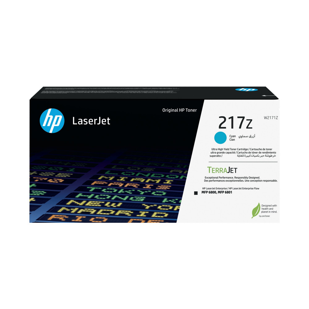 HP W2171Z 217Z 24K U HIGH CYAN TONER HP W2171Z 217Z 24K U HIGH CYAN TONER