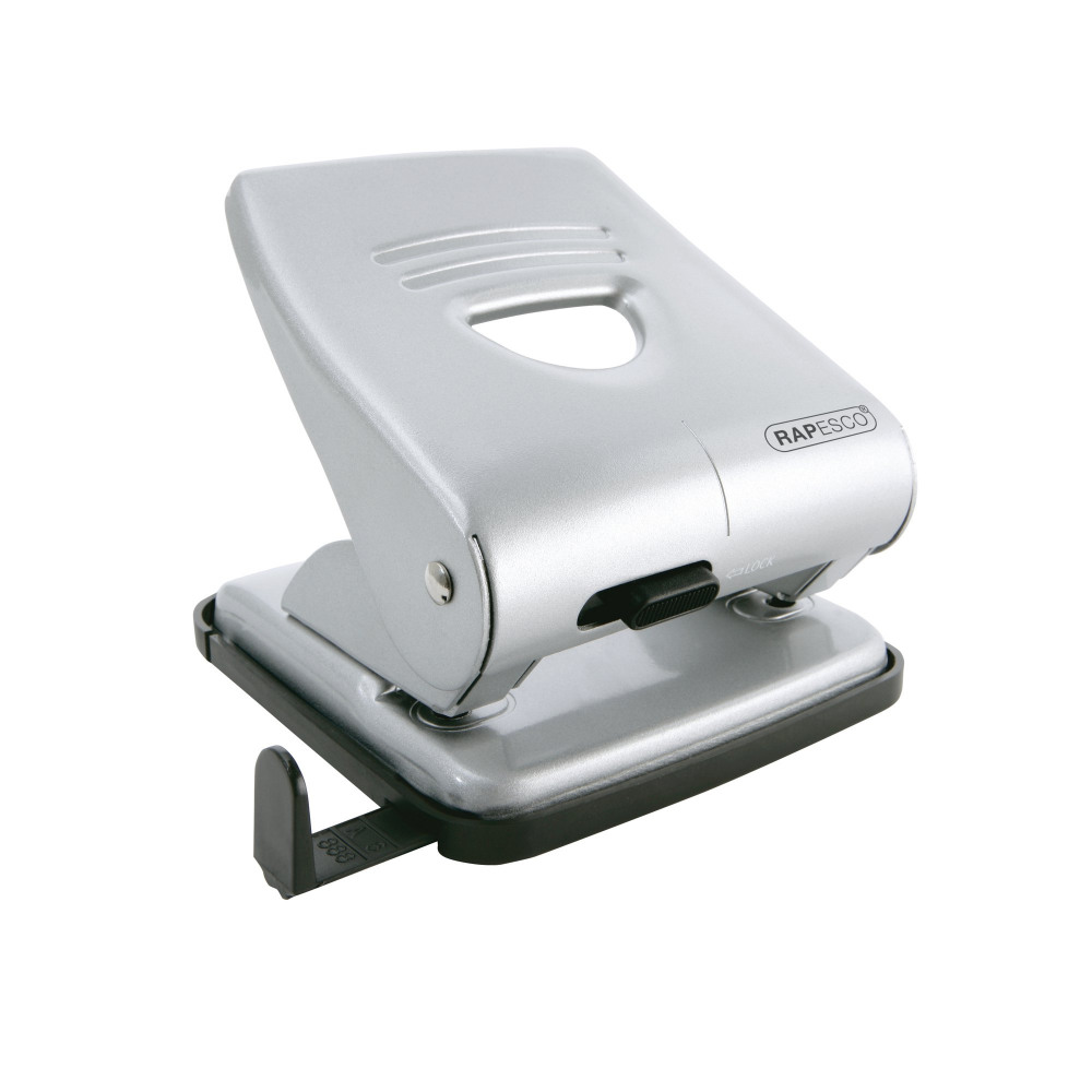RAPESCO 827 2 HOLE METAL PUNCH SILV