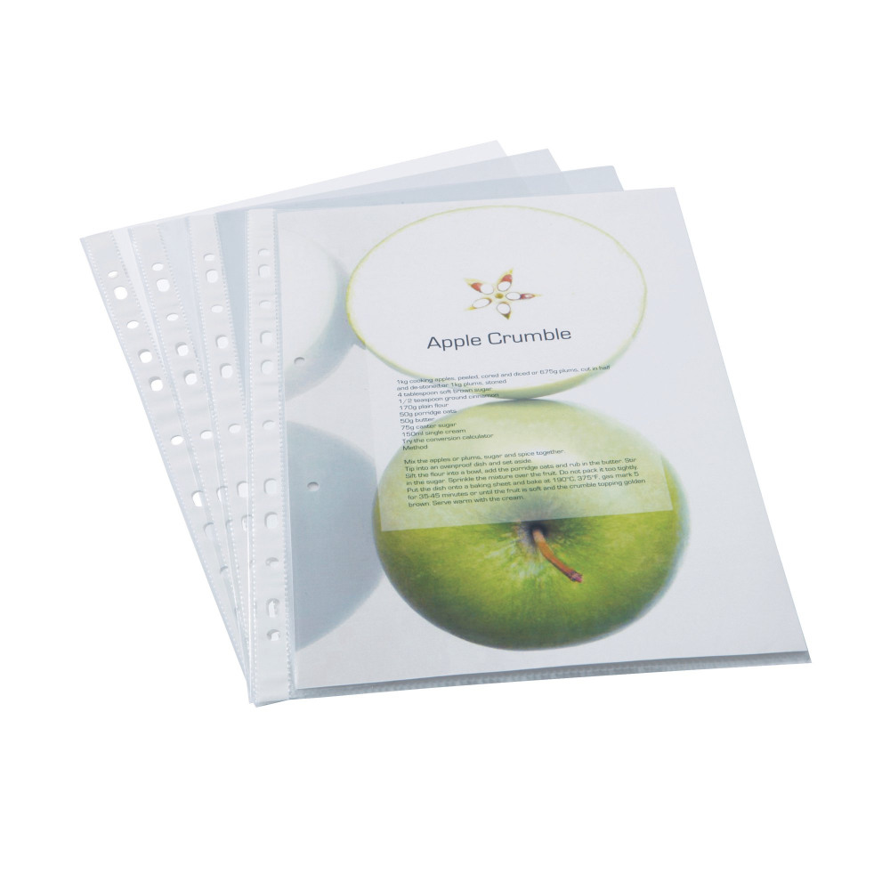 RAPESCO ECO PUNCH PKTS A4 CLR PK100