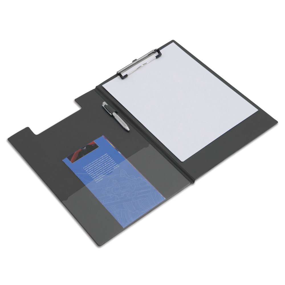 RAPESCO BLACK A4 FOLDOVER CLIPBOARD