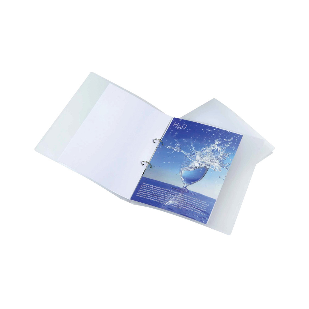 RAPESCO ECO 2-RING 25MM BNDR A4 CLR PK10