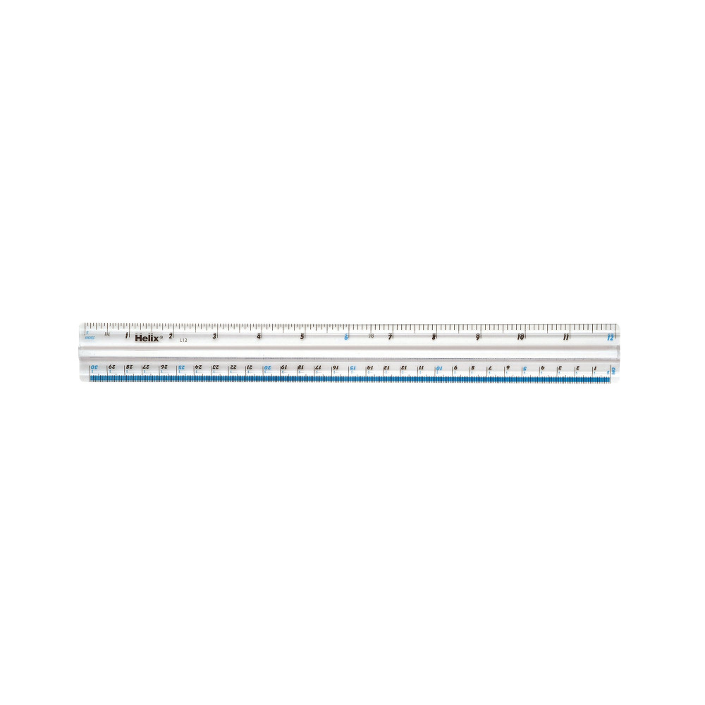 HELIX SHATTER RESIST RULER 30CM PK10