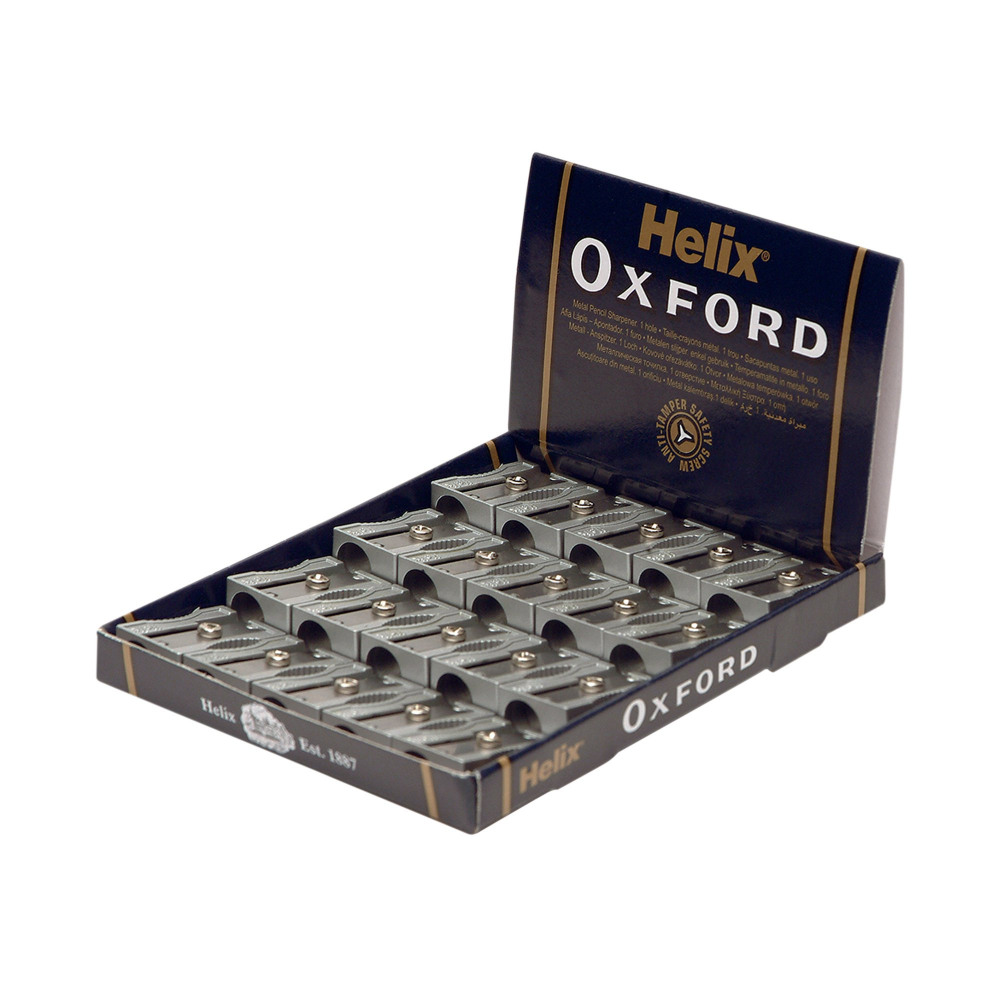HELIX OXFORD METAL PENCIL SHPR PK20
