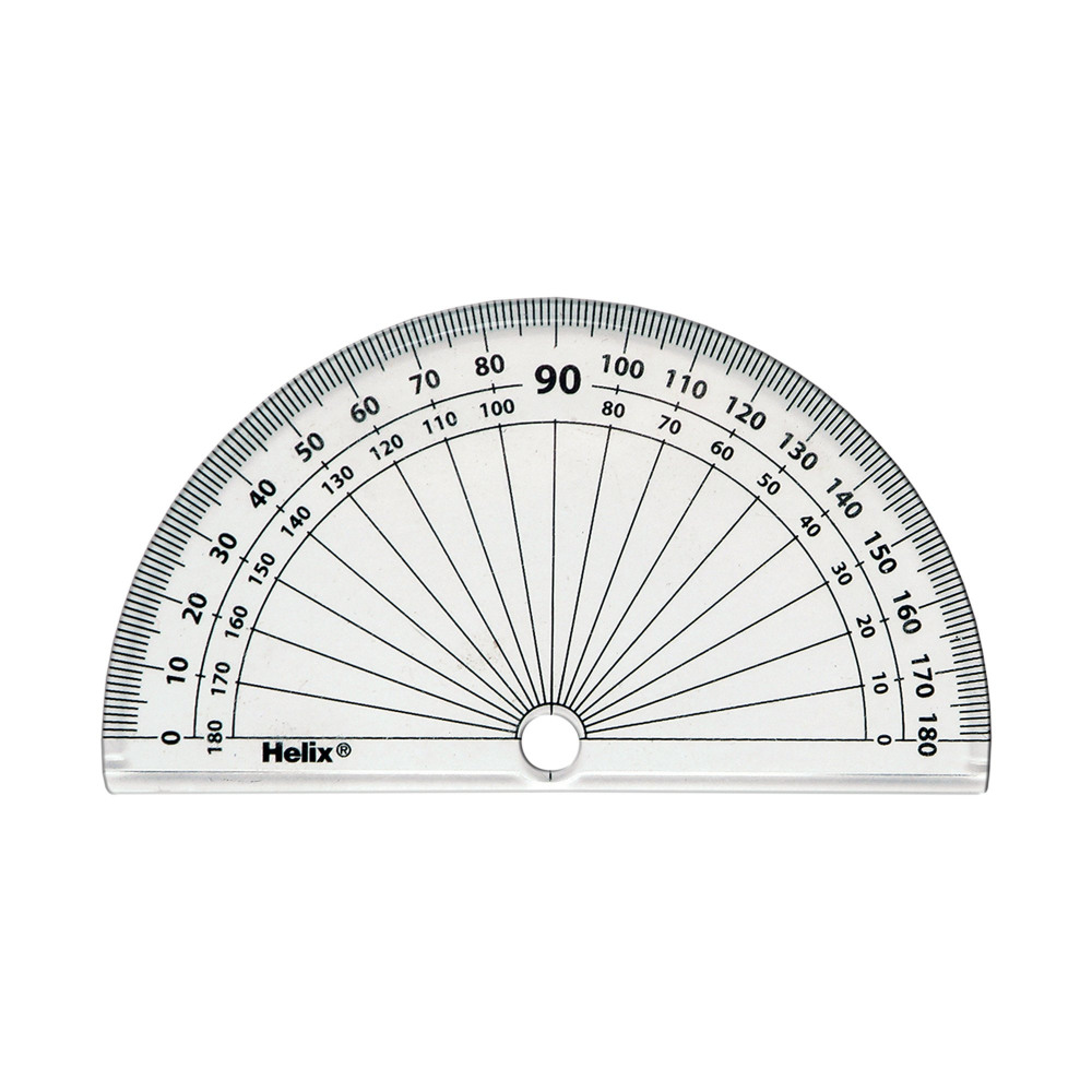 HELIX 410CM 180DEG PROTRACTOR PK50