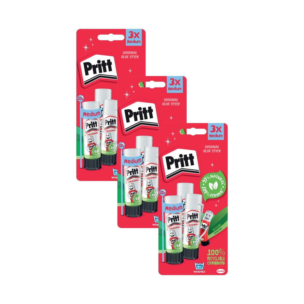 PRITT STICK 22G PK3 BUY 2 GET 1 FOC