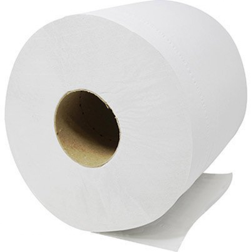 2-PLY CENTREFEED WHITE ROLL 150M PK6