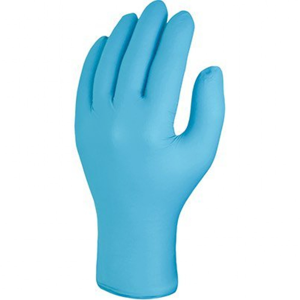 UTAH BLUE PF NITRILE GLOVES M PK100